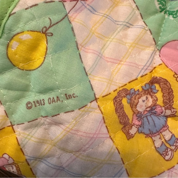 VINTAGE 1983 ORIGINAL CABBAGE PATCH KIDS QUILTED SLEEPING BAG COLECO Lot of 2 - Picture 3 of 11